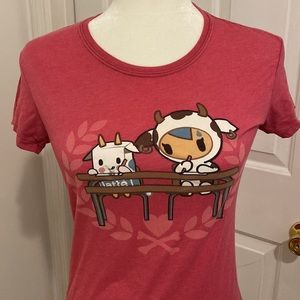 tokidoki Cow & Latte Cute Shortsleeve Tee